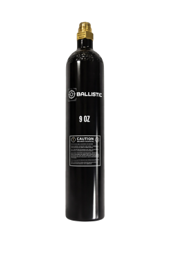 Paintball Ballistic CO2 9oz Bottle
