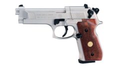 Umarex Berretta M92 FS 4.5MM Pellet - Nickel/Wood-419.00.03