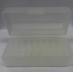Plastic Ammo Case Small Clear 45 Piece