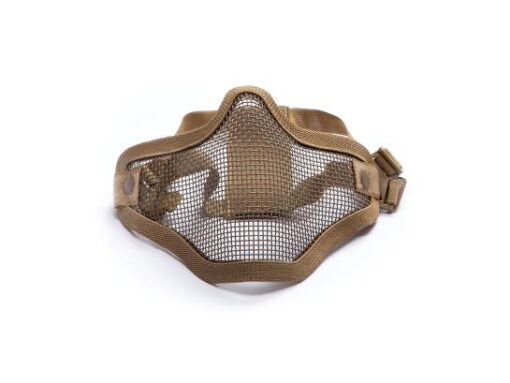 ASG MESH MASK METAL LOWER HALF DESSERT TAN 17999