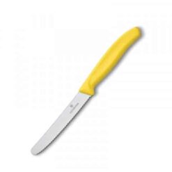 VICTORINOX 11cm Serrated Blade Steak Knife 2-Pack (Yellow) V6.7836.L118B