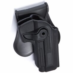 ASG TACTICAL POLYMER UNIVERSAL M92 MODEL RIGHT HANDED BELT HOISTER BLACK 18216