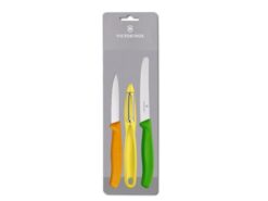 Victorinox SwissClassic Zest Peeler and Paring Knives – Set of 3 V6.7836PZ2.3