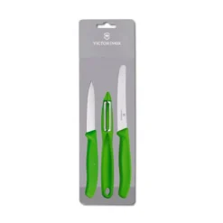 Victorinox Swiss Classic Zest 3 Piece Paring Set Green – Sleeve V6.7836Z114.3