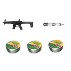 SIG SAUER MPX 4.5MM PELLET RIFLE BLACK - COMBO