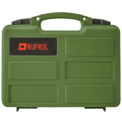 Nuprol Small Hard Case For Pistols With Pnp Foam Green NHC-06-GRN