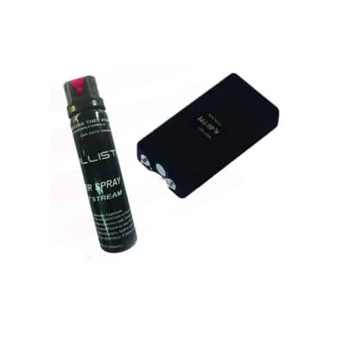 STUN GUN AND PEPPER SPRAY COMBO – BLACK