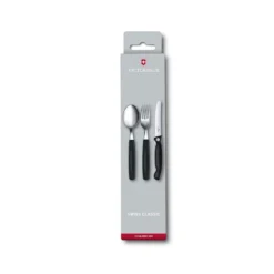 VICTORINOX V6.7192.F3 Swiss Classic Picnic Set 3 Pieces-Black