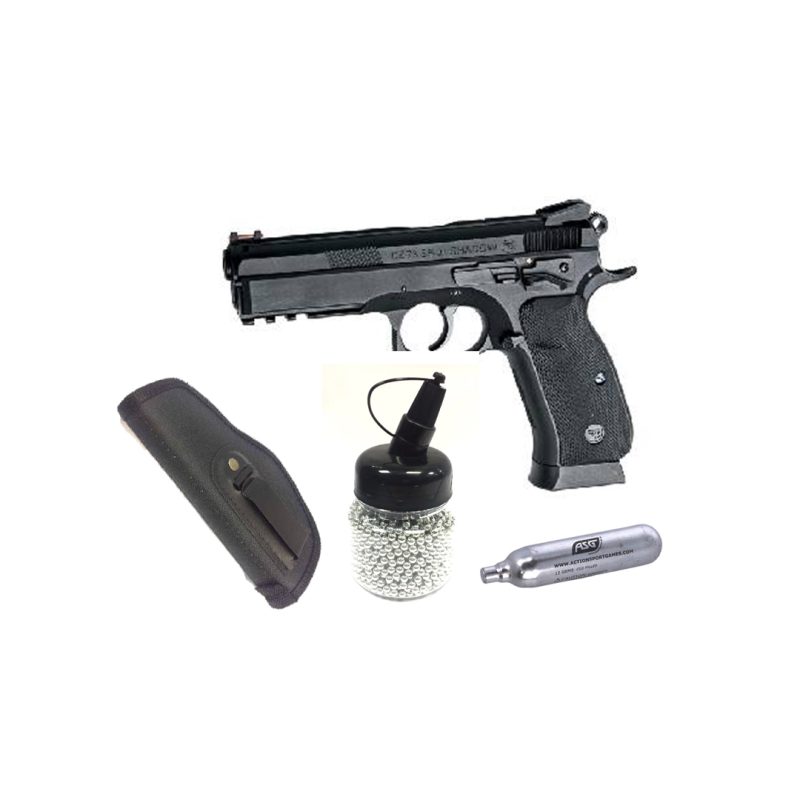 ASG Air Pistol Sp-01 Shadow 4.5mm 17526 Combo