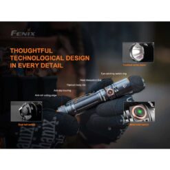 FENIX PD35 V3.0 Flashlight Black – 1700 Lumens