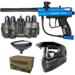 TIPPMANN Spyder Victor Paintball Marker 0.68cal – Blue Combo
