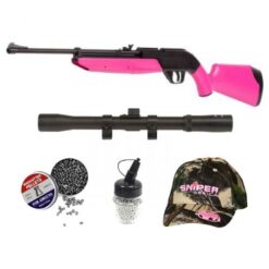 PUMPMASTER Crosman Pumpmaster 760P 4.5mm Pellet/BB Rifle Pink Combo760P