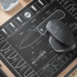 Knafs Knife Mouse Pad Oversized Shop Mat 14×10