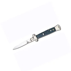 Side Open Spring Knife Black Handle‑6056