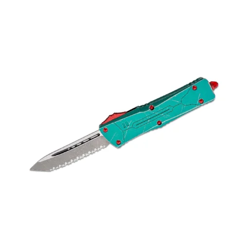 Microtech Combat Troodon Bounty Hunter T/Serrated Blade - 144-12BH
