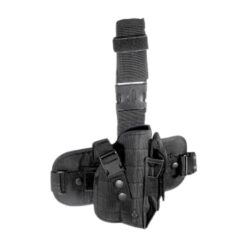 UTG Special OPS Tactical Universal Leg Holster Black Right Hand - PVC-H178B