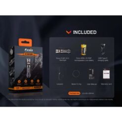 Fenix E18R V2.0 LED Flashlight – 1200 Lumens