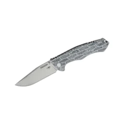 BESTECH Keen II Black and White Damascus Folding Knife - BT2301C