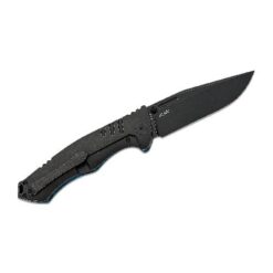 BESTECH Black and Blue Keen II Damascus Folding Knife – BT2301D