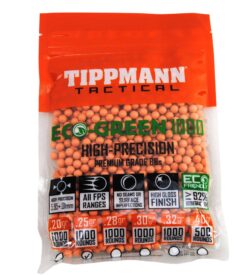 Tippmann 6MM ECO BBs, 0.25G 1000CT Orange - 65552