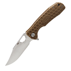 Honey Badger Cpl-Tan H.Badger Clip-Point L/R Medium - HB4070