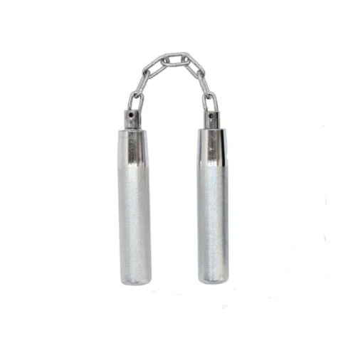 metal nunchaku chrome 11 three section - d318cs