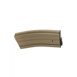 Lancer Tactical 120 Round Mid-Capacity Metal Magazine - Tan (M4/M16 AEG) 120 RDS, TAN - LT-01T-MIDMAG-G2