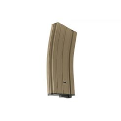 Lancer Tactical 120 Round Mid-Capacity Metal Magazine - Tan (M4/M16 AEG) 120 RDS, TAN - LT-01T-MIDMAG-G2