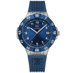 Blue Silicone Glock Watch - GW-15-5-22