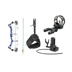 EK Archery Axis 30-70LB - Blue CO-39U Combo