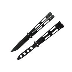FAS6-3 Butterfly Knife Black With Trainer Combo