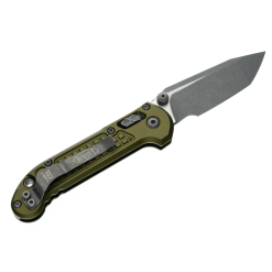 Microtech LUDT Folding Knife OD Green Frag Aluminium – 1136RL-10APFROD
