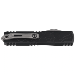 Microtech Ultratech Spartan Gen IV Topographic Deep Engraved Apocalyptic OTF Knife – 12234TP-10AP
