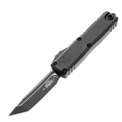 Microtech UTX-85 Gen IV T/E Standard Black Tactical OTF Knife – 12334-1T