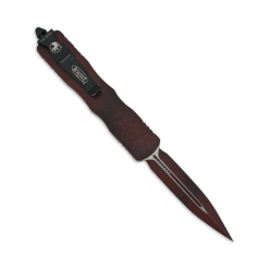 Microtech Dirac D/E Standard Weathered Crimson – 225-1WCM