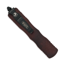 Microtech Dirac D/E Standard Weathered Crimson – 225-1WCM