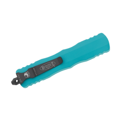 Microtech Dirac Delta D/E Black Standard Cyan-227-1cn
