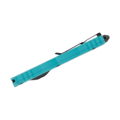 Microtech Dirac Delta D/E Black Standard Cyan-227-1cn
